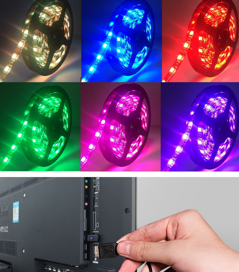 TV background light strip USB - Toofy