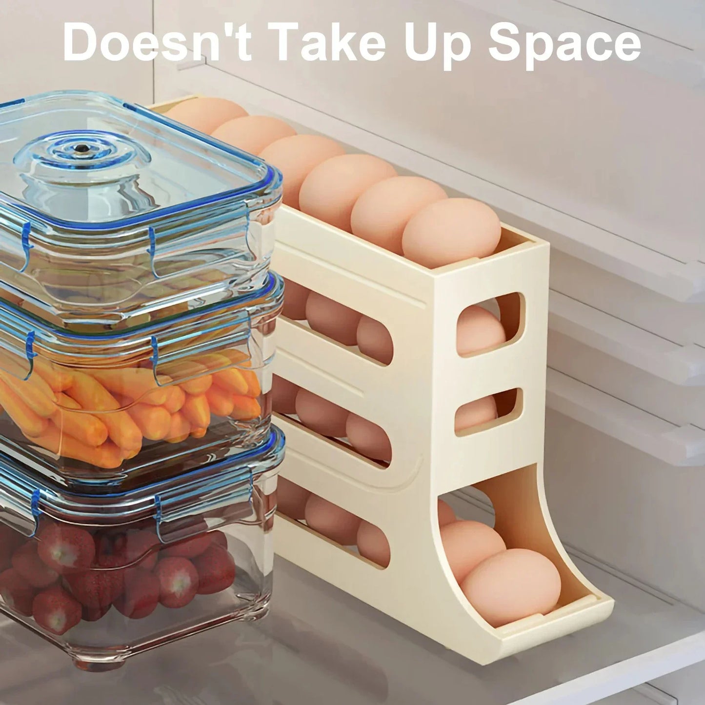 Refrigerator 4-Layer Automatic Egg Holder - Toofy