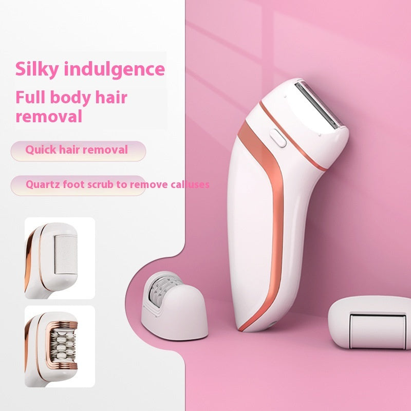 Three-in-one Electric Hair Removal Pedicure Device