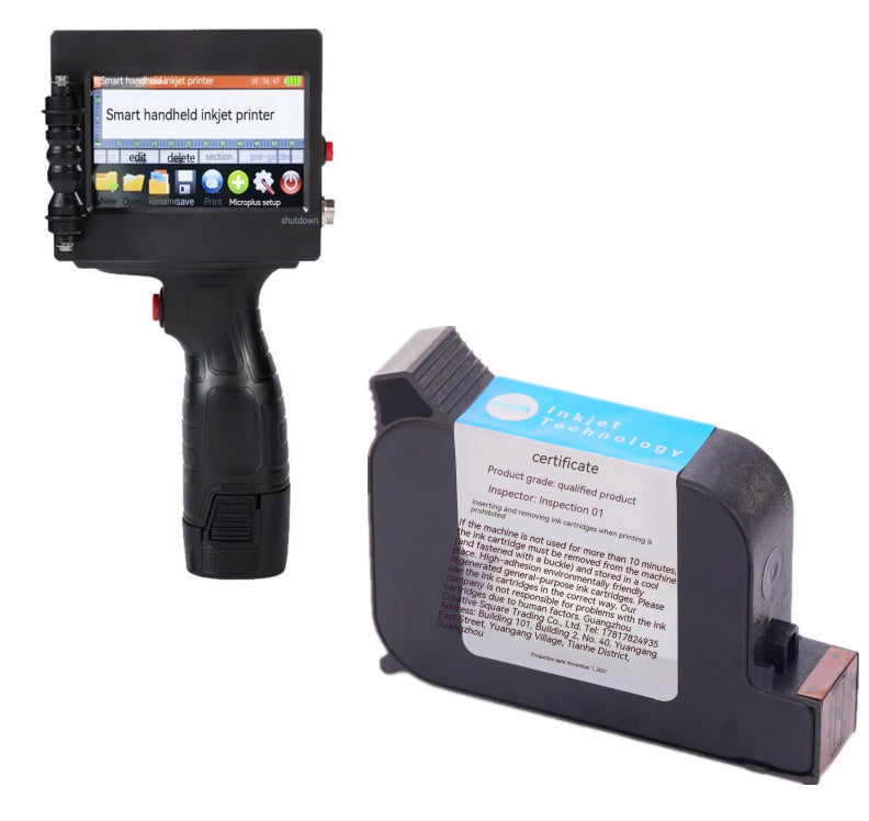 Digital Automatic Handheld Inkjet Printer