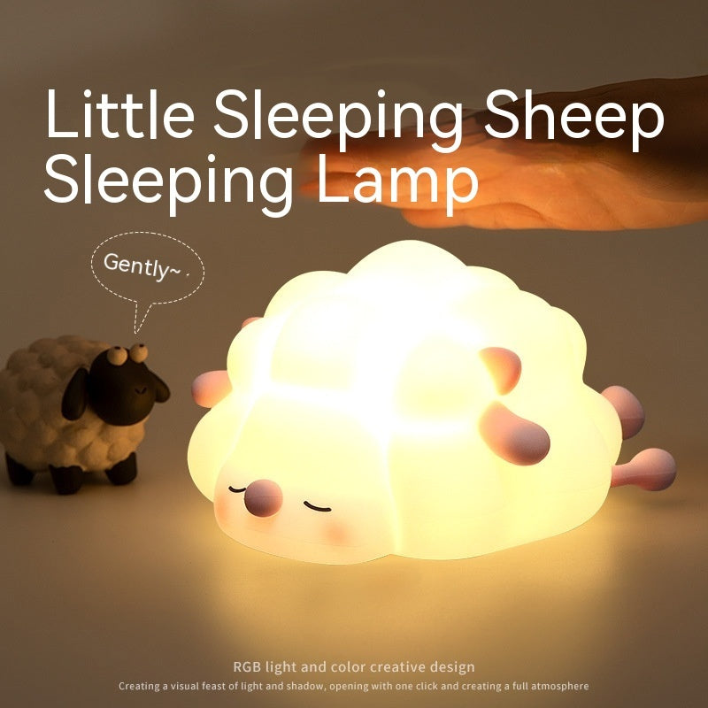 Sheep Silicone Pat Bedroom Lamp - Toofy